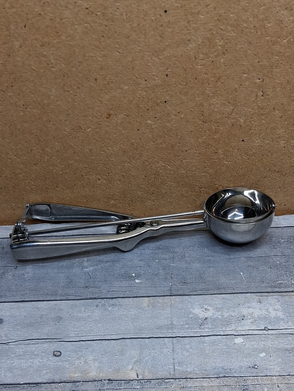 Stainless Steel Easy Release All Purpose Scoop 18/8 Size 12